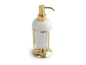 ROMANTIC - Ceramic Bathroom soap dispenser _ BLEU PROVENCE